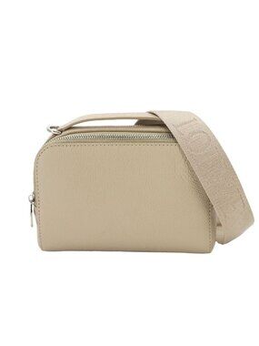 Loewe Crossbody Camera Bag Mini 2-Way Leather Beige